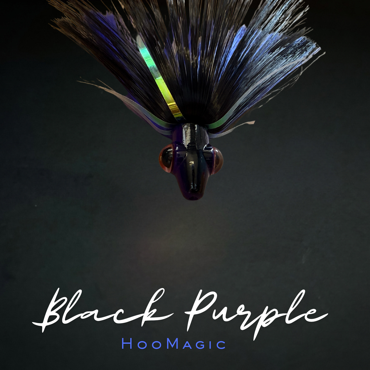 Magictail HooMagic Trolling Lures Black purple