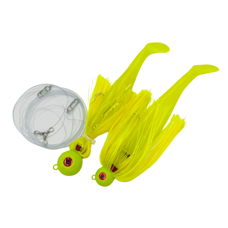 Magictail Round Head Tandem Rig Magic Mojo Trolling Lures