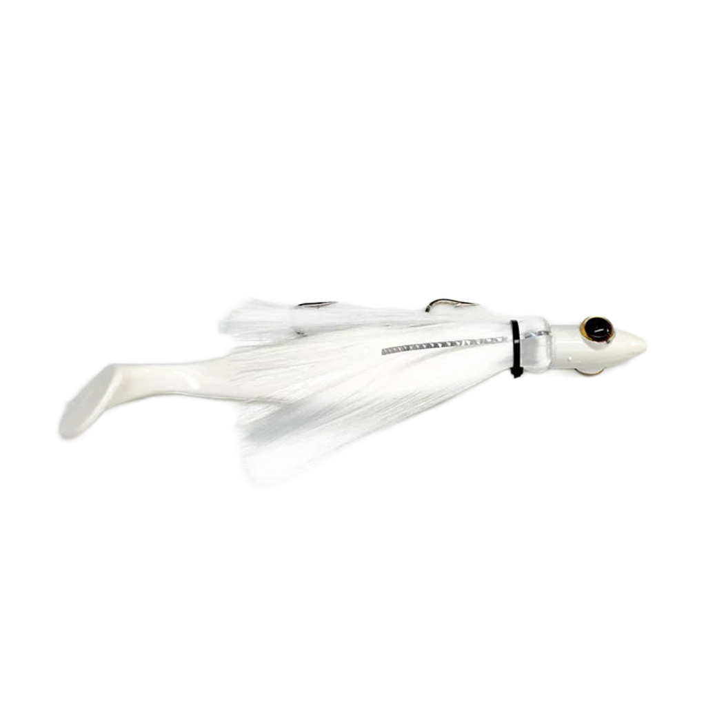 MagicTail Outfitters Mojo Trolling lure in chartruese for saltwater fishing