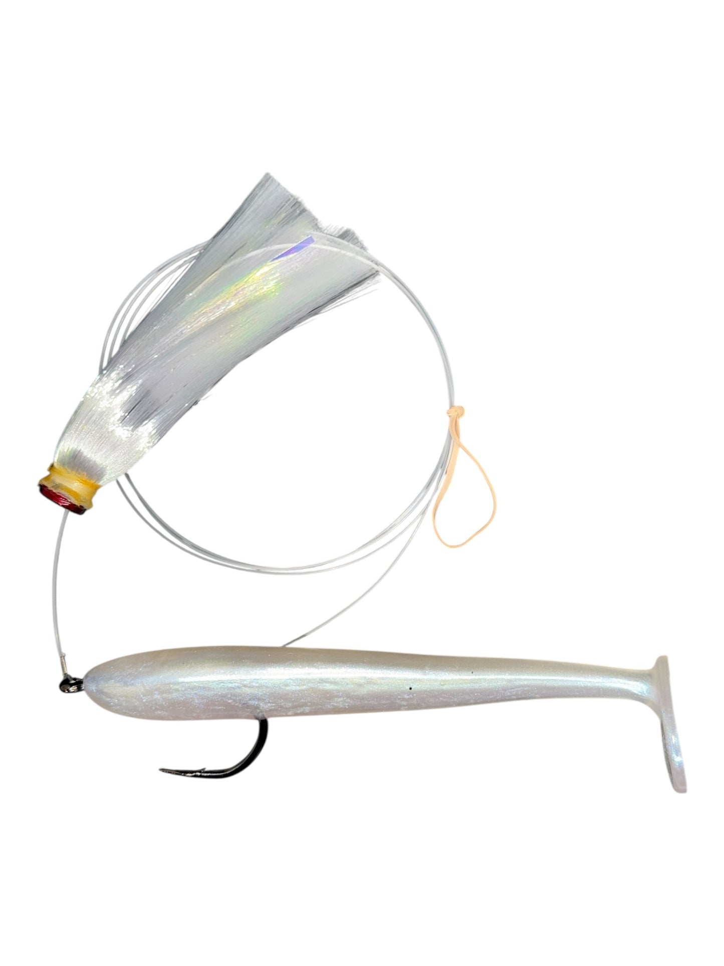 Joe Shute Rigged with Magic Ballyhoo Candy Apple red Crystal