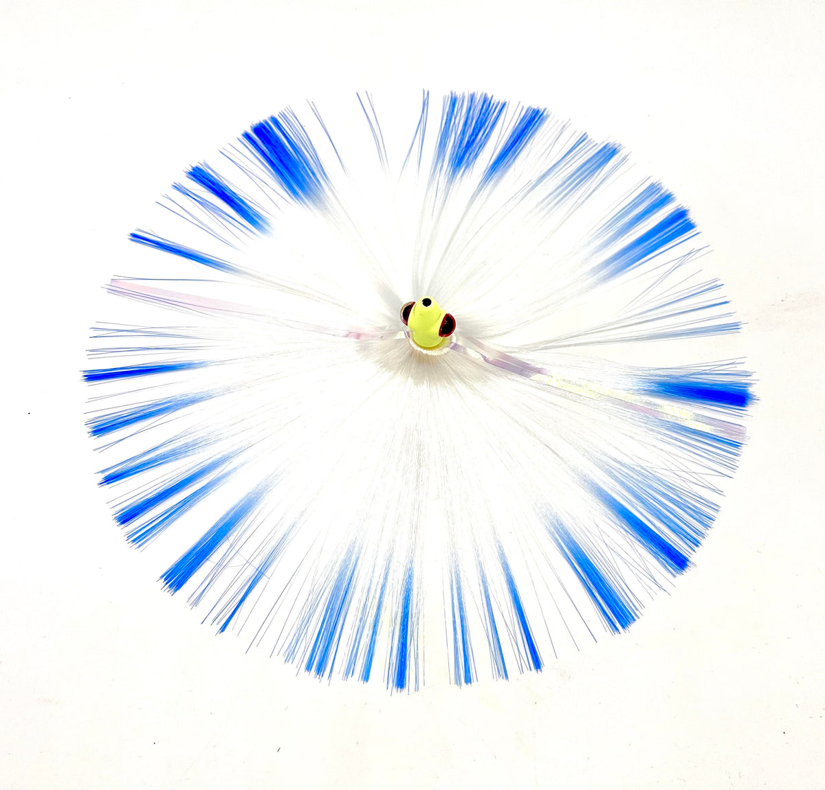 Magictail HooMagic Glow Series Trolling Lures Glow Head Blue Tips Pin Rig - 12' of 150# Fluorocarbon leader - 9 0 southern tuna hook - Lure bag