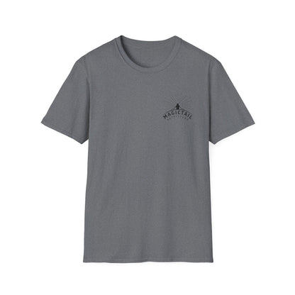 Stop Snitchin' Fishing T-Shirt — Magictail Outfitters tee Graphite Heather
