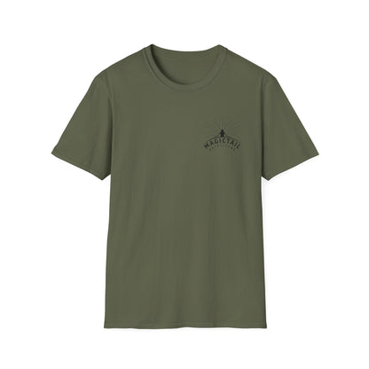 Stop Snitchin' Fishing T-Shirt — Magictail Outfitters tee Military Green