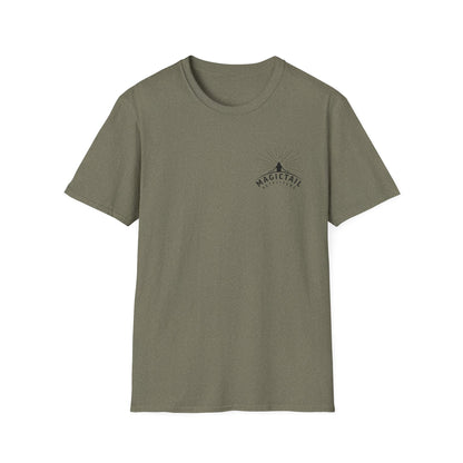 Stop Snitchin' Fishing T-Shirt — Magictail Outfitters tee Heather Military Green