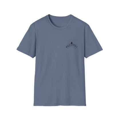 Stop Snitchin' Fishing T-Shirt — Magictail Outfitters tee Heather Indigo