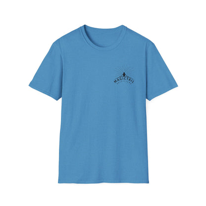 Stop Snitchin' Fishing T-Shirt — Magictail Outfitters tee Heather Sapphire