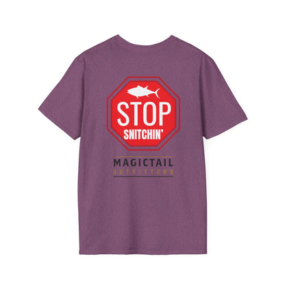 Stop Snitchin' Fishing T-Shirt — Magictail Outfitters tee