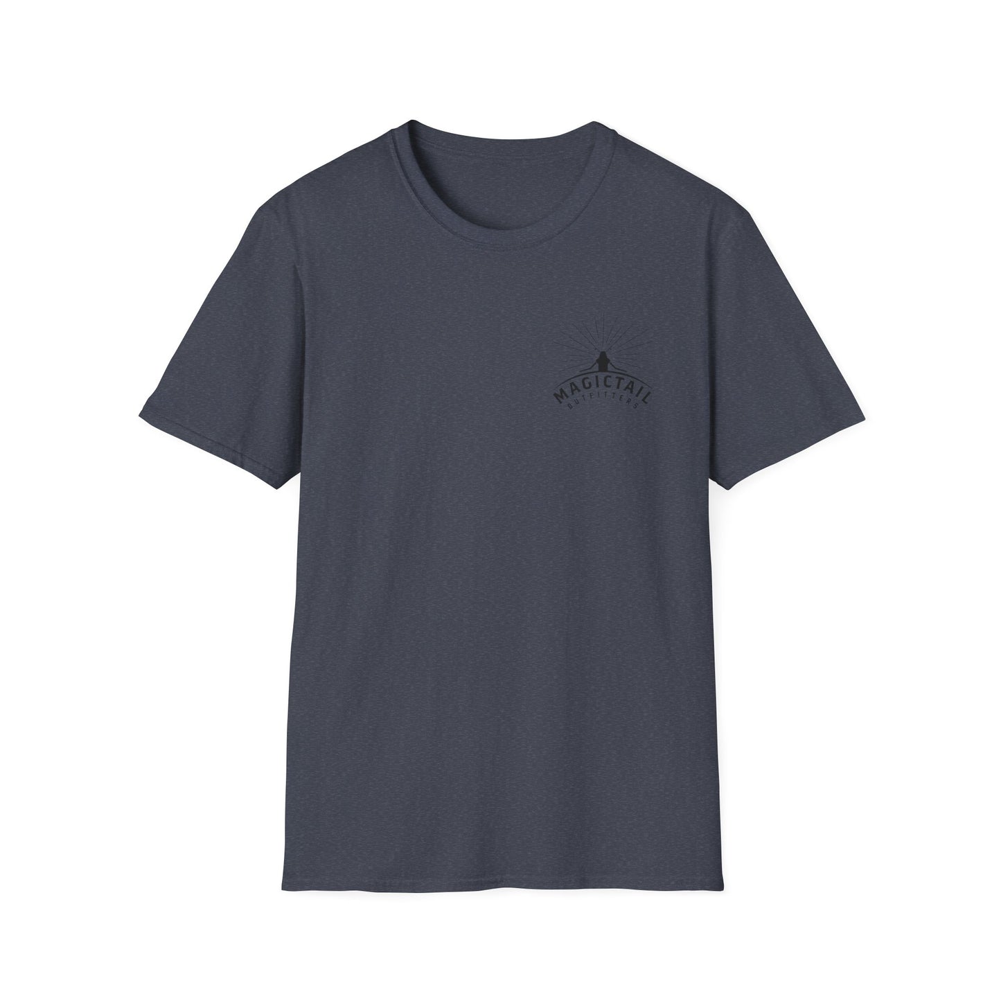 Stop Snitchin' Fishing T-Shirt — Magictail Outfitters tee Heather Navy