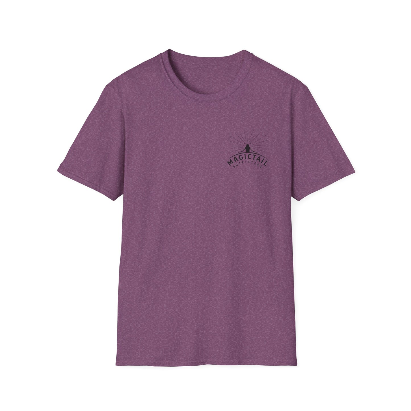 Stop Snitchin' Fishing T-Shirt — Magictail Outfitters tee Heather Maroon