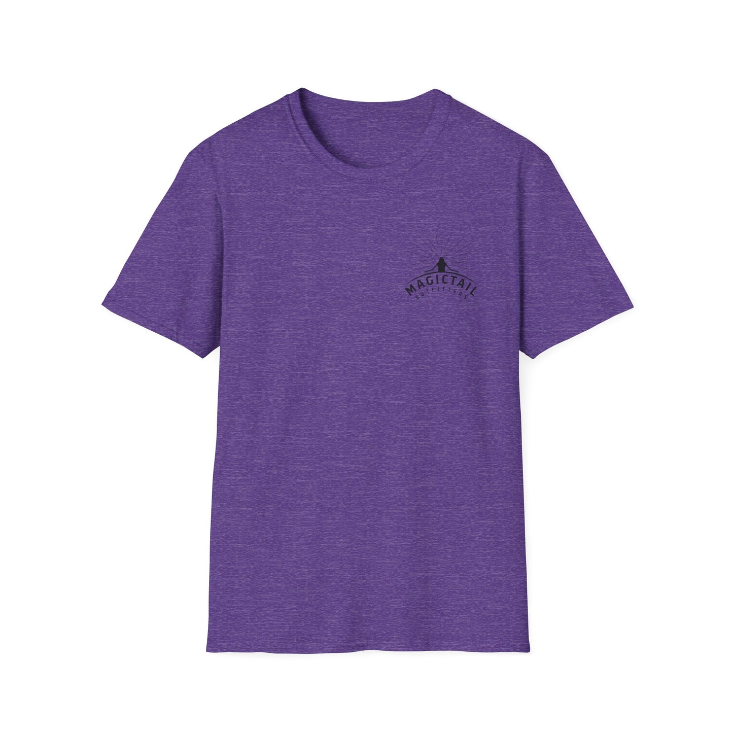 Stop Snitchin' Fishing T-Shirt — Magictail Outfitters tee Heather Purple