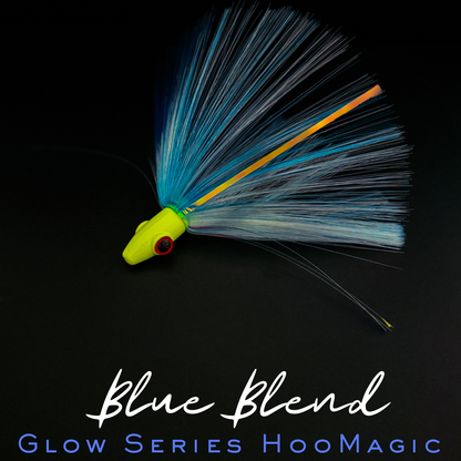Magictail HooMagic Glow Series Trolling Lures Glow Head Seafoam Unrigged