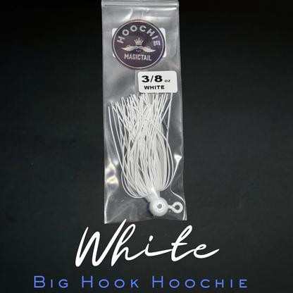 Big Hook Hoochie White 3 8 oz