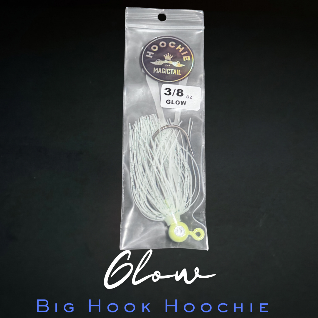 Big Hook Hoochie Glow 3 8 oz