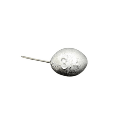 Ballyhoo Pin rigged Chin Weight and chin weights 3 4 OZ 25PK Pin Rig Weight