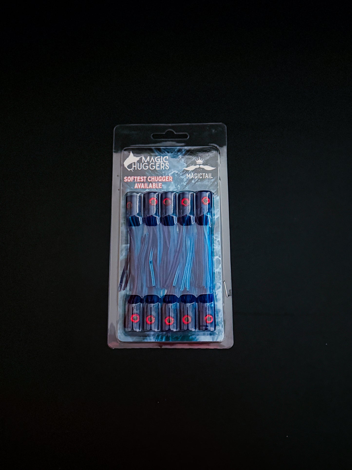 Magictail Soft Head Chuggers blue purple SM 10PK