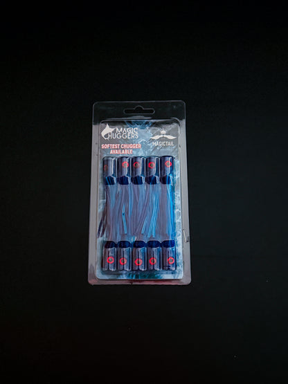 Magictail Soft Head Chuggers blue purple SM 10PK