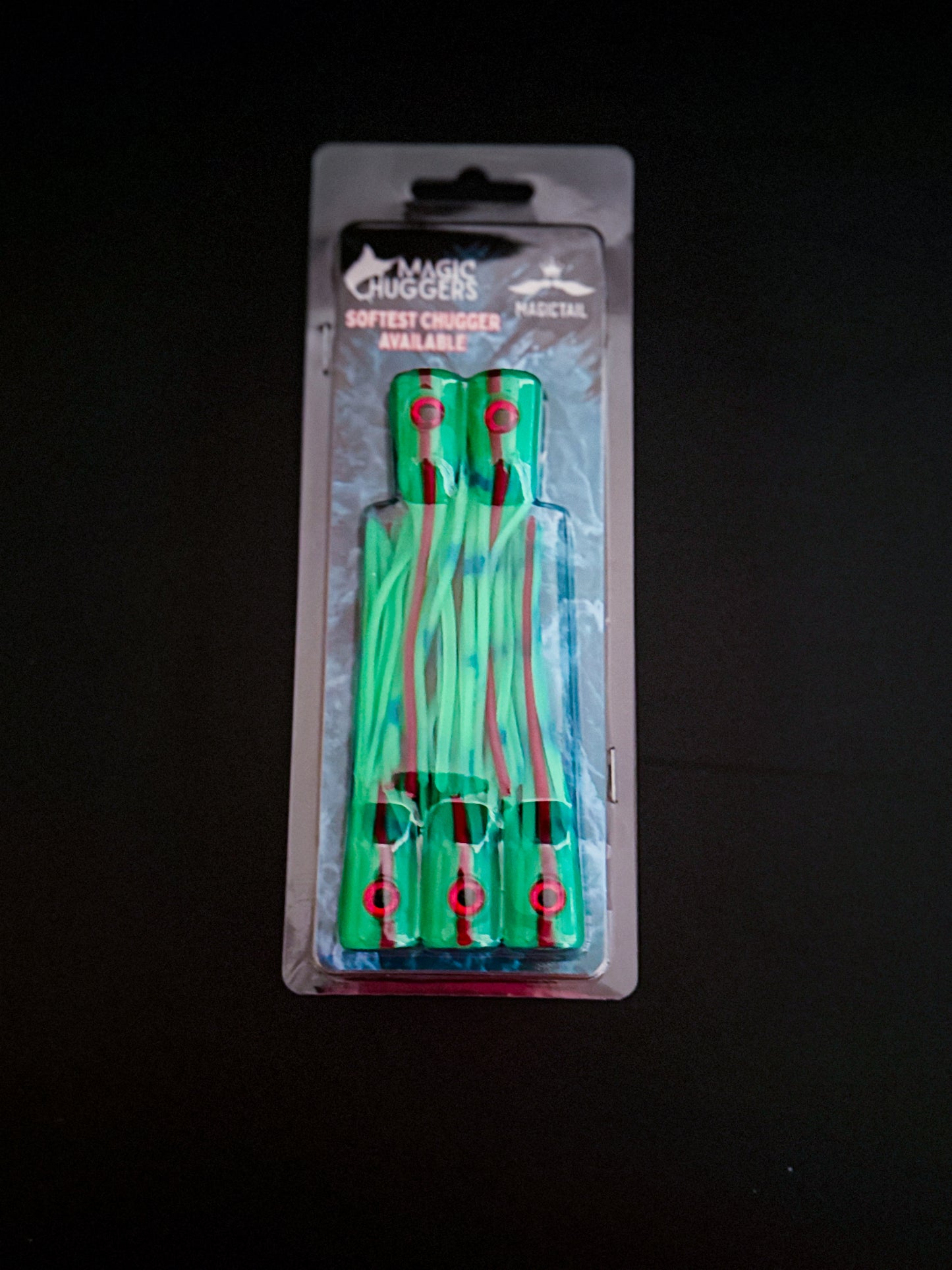 Magictail Soft Head Chuggers Lumo MD 5PK