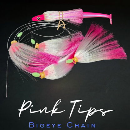 Bigeye Chain with Magic Ballyhoo pink tips