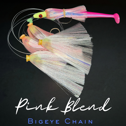 Bigeye Chain with Magic Ballyhoo Pink Blend Glow head