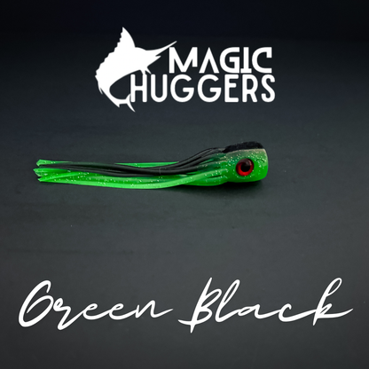 Magictail Soft Head Chuggers Green Black