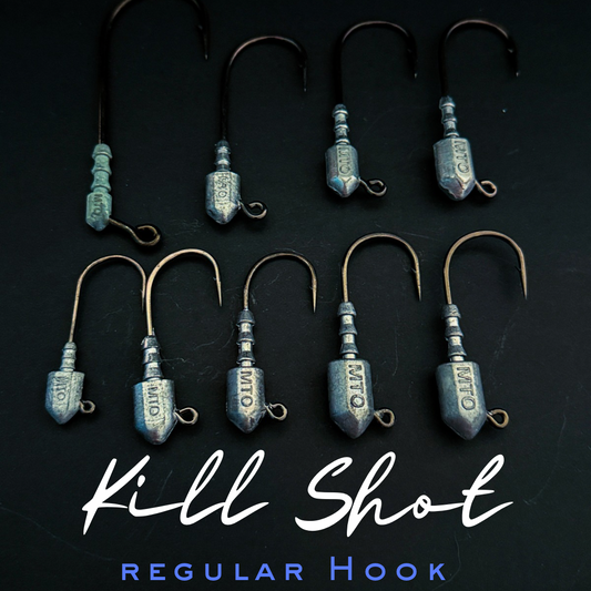 Magictail Kill Shot Black Nickel Bullethead Jigs