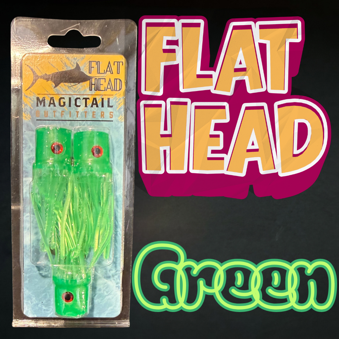 Flat Head Marlin Lures Green
