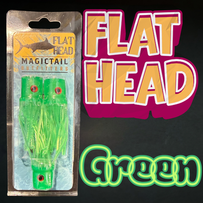 Flat Head Marlin Lures Green