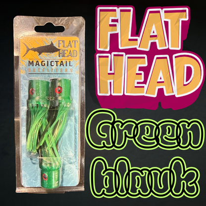 Flat Head Marlin Lures Green black
