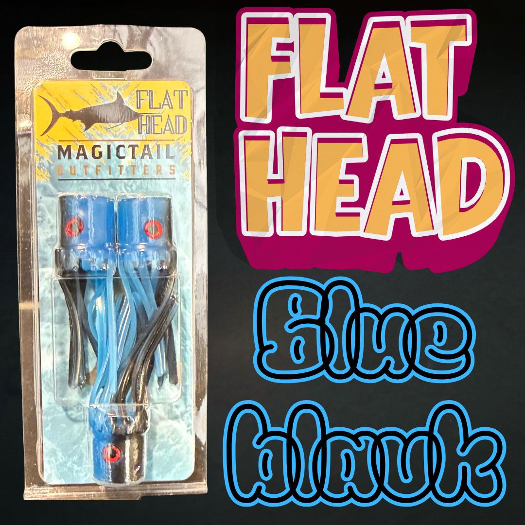 Flat Head Marlin Lures Blue black