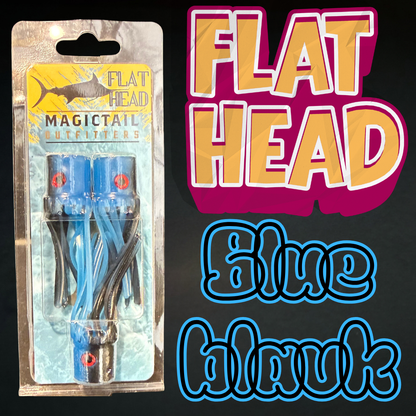 Flat Head Marlin Lures Blue black