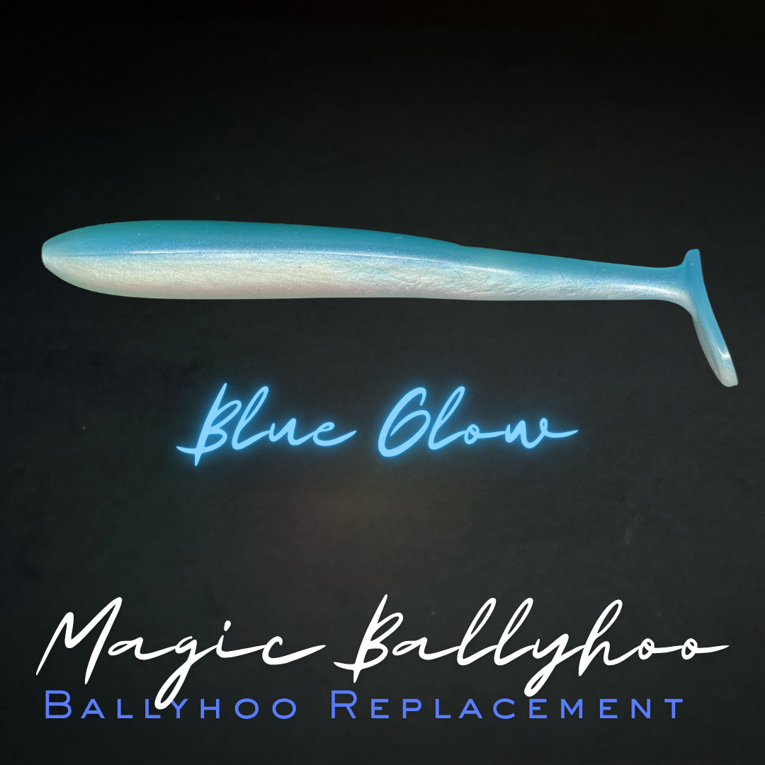 3 pack Magic Ballyhoo “Unrigged” Glow Blue- Limited Run