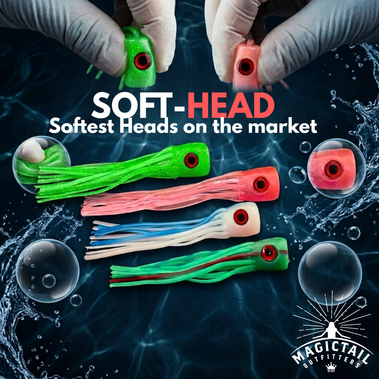 Magictail Soft Head Chuggers