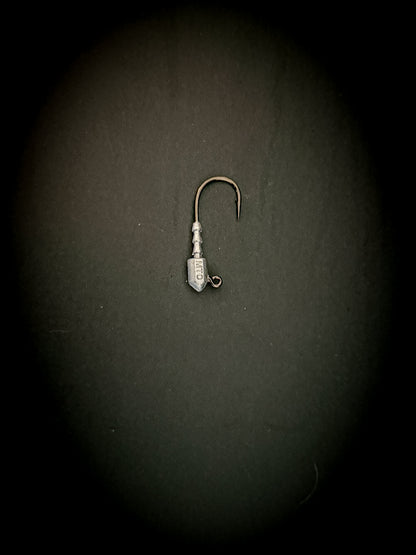 Magictail Kill Shot Black Nickel Bullethead Jigs 1 4oz - 3 0 3pk