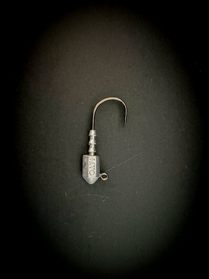 Magictail Kill Shot Black Nickel Bullethead Jigs 3 4oz - 5 0 3pk