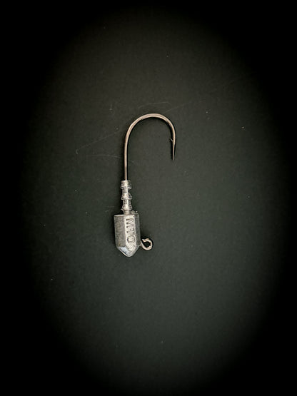 Magictail Kill Shot Black Nickel Bullethead Jigs 1oz - 7 0 3pk