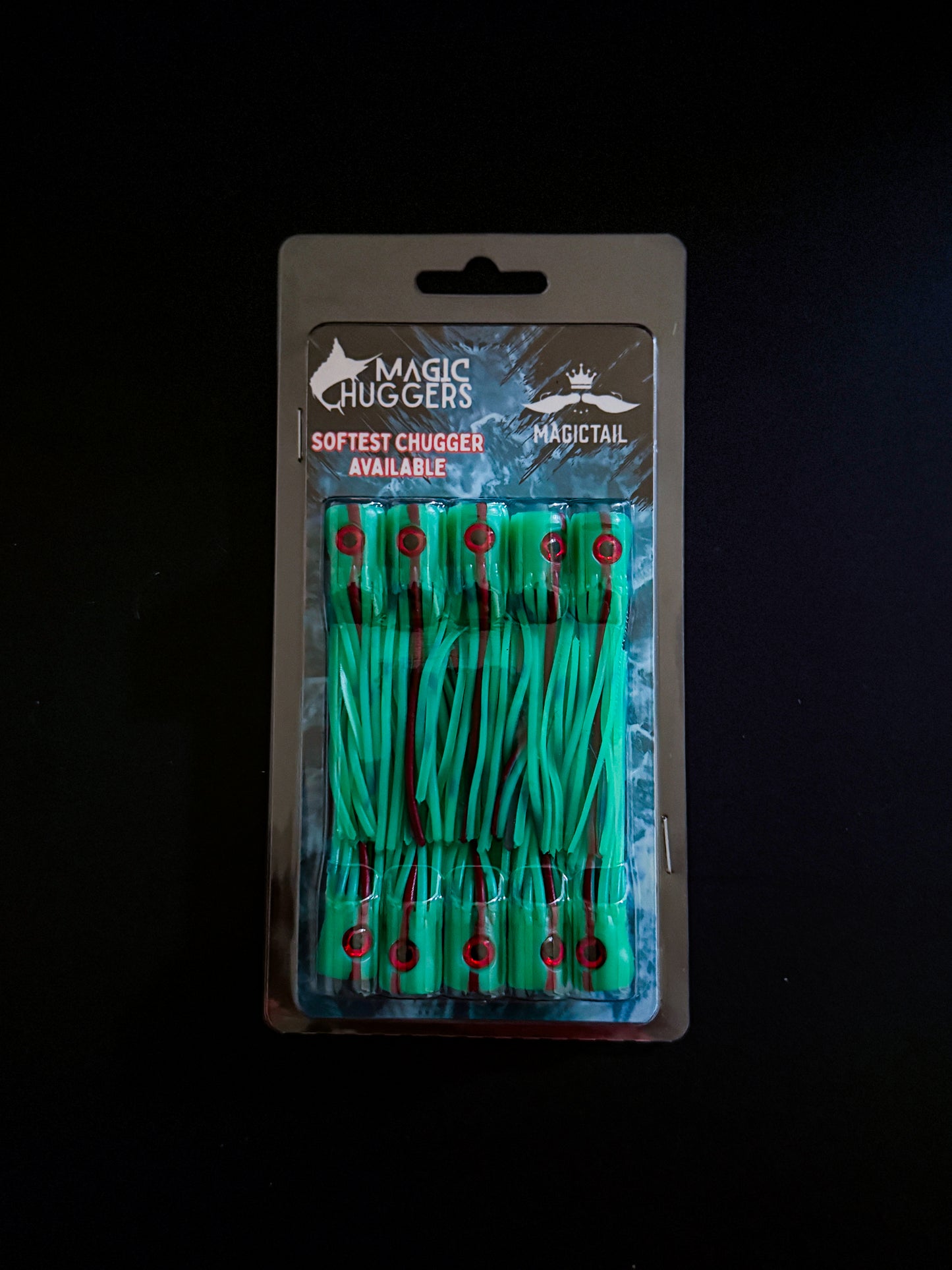 Magictail Soft Head Chuggers Lumo SM 10PK