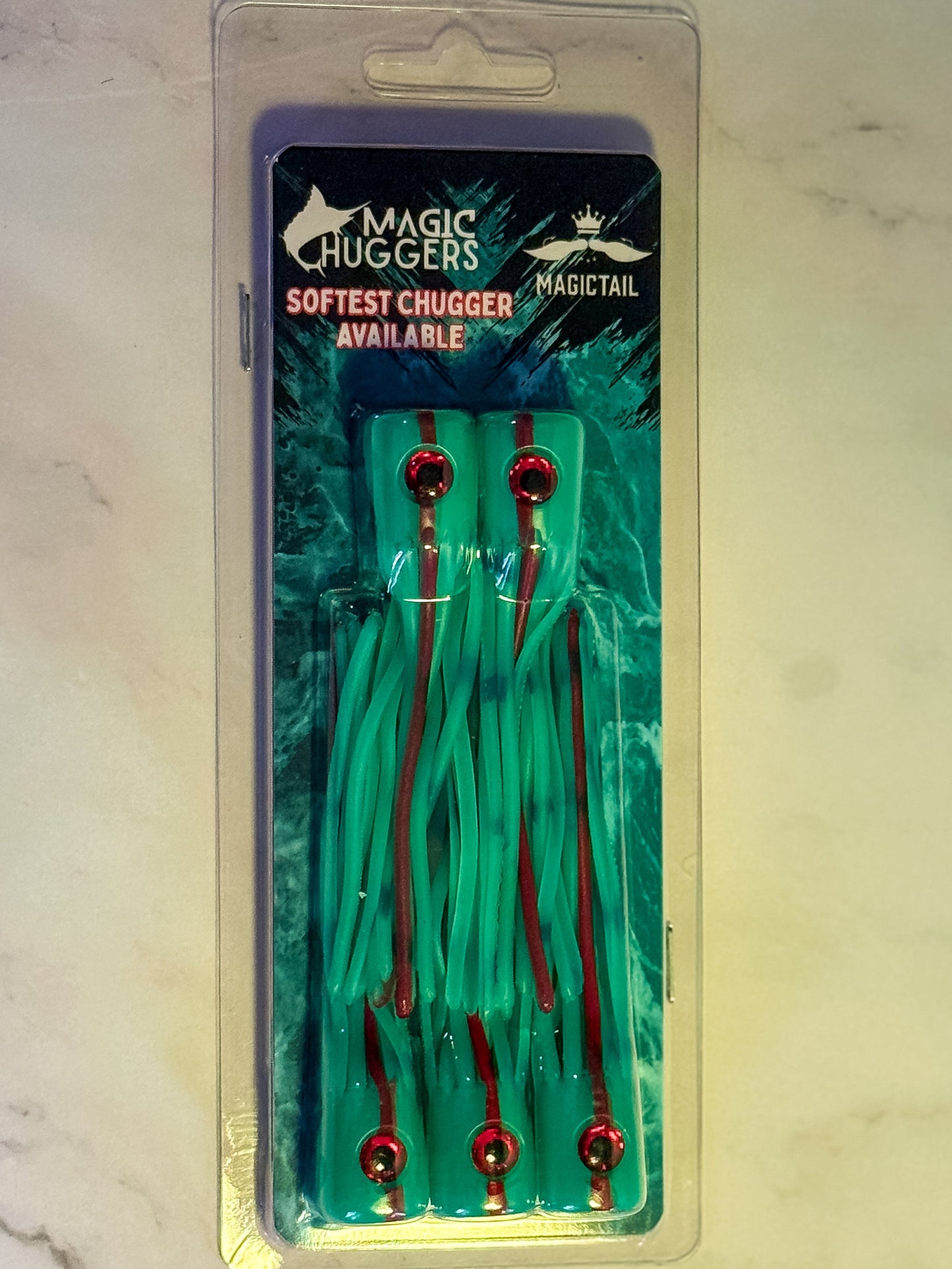 Magictail Soft Head Chuggers Lumo MD 5PK