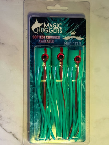 Magictail Soft Head Chuggers Lumo LG 3PK