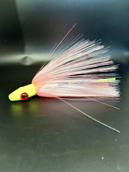 Magictail HooMagic Glow Series Trolling Lures Glow head Pink Blend 0 southern tuna hook - Lure bag