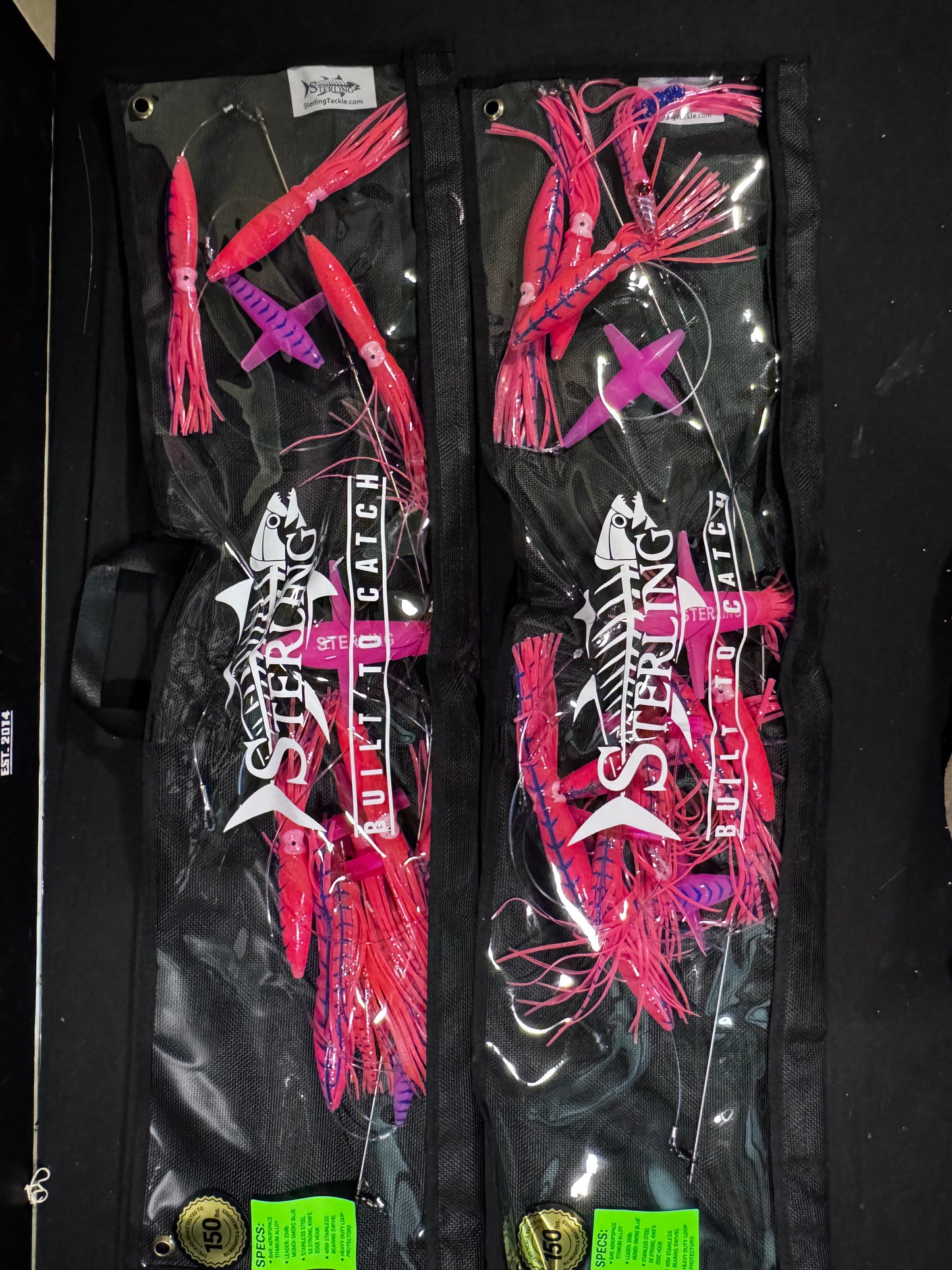 The Sterling Dial Tracker Bar 36" Pink Tiger Squids 9" Squids