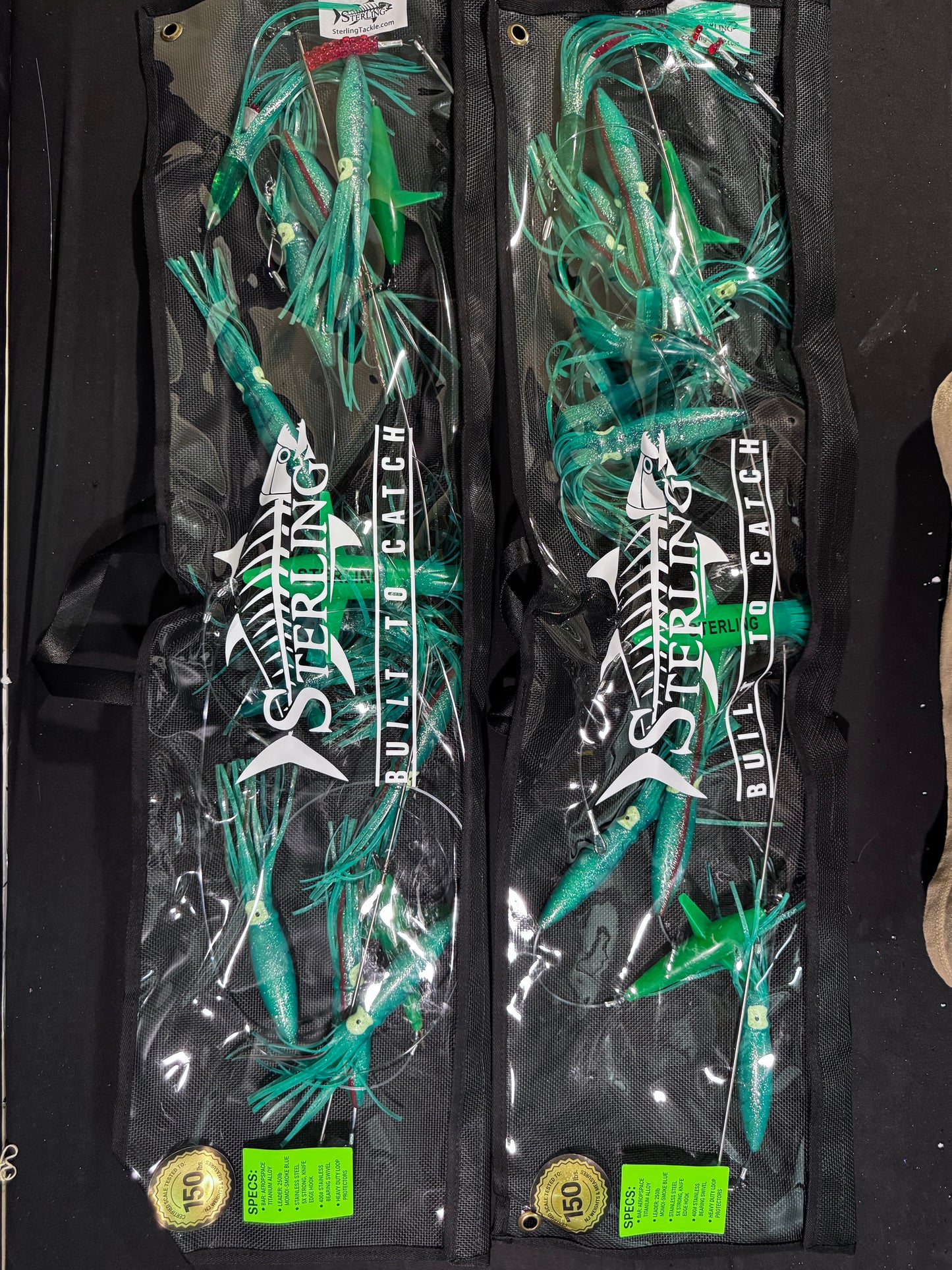 The Sterling Dial Tracker Bar 36" Green Squids 9" Squids