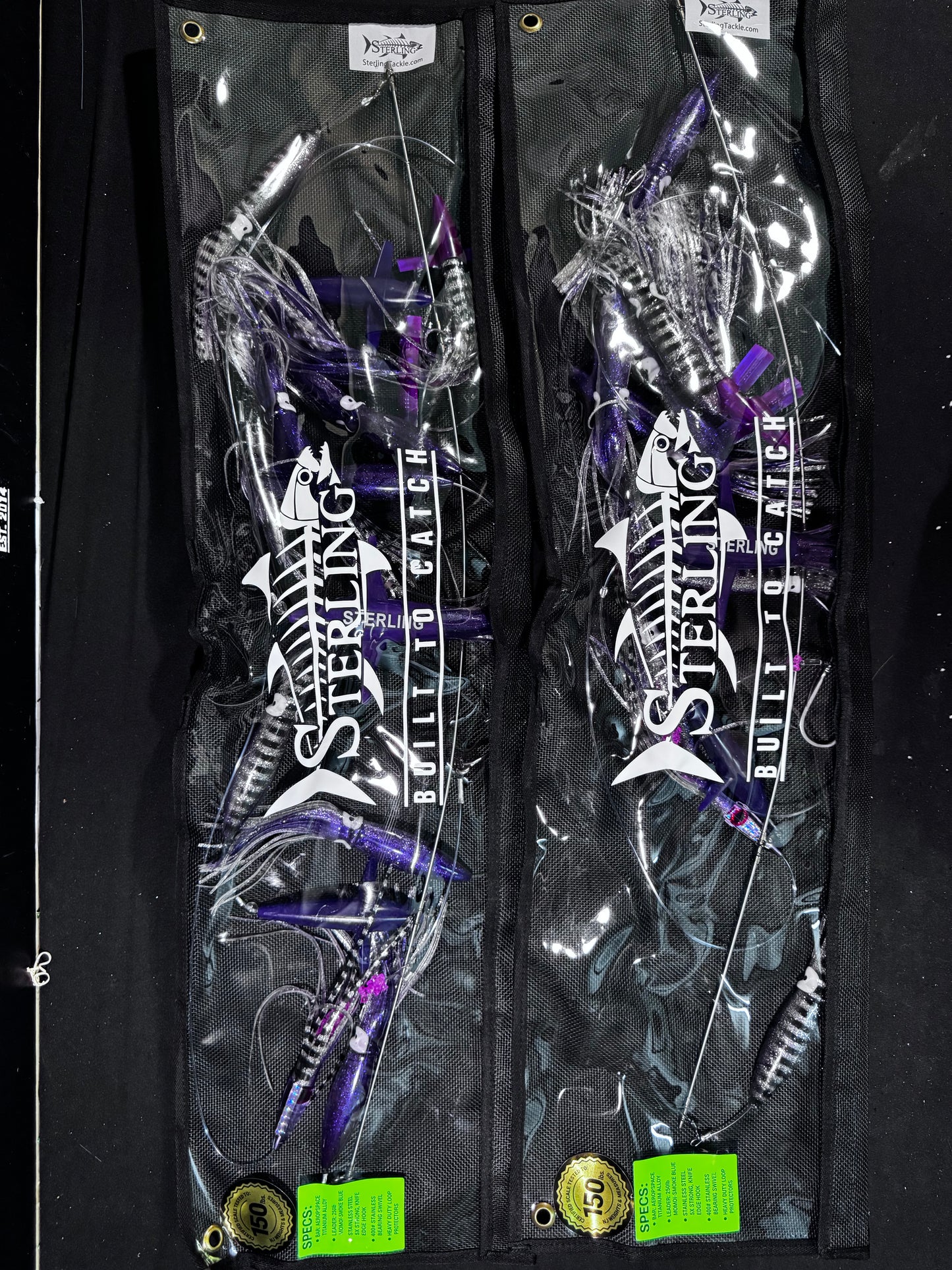 The Sterling Dial Tracker Bar 36" Purple Black Squids 9" Squids