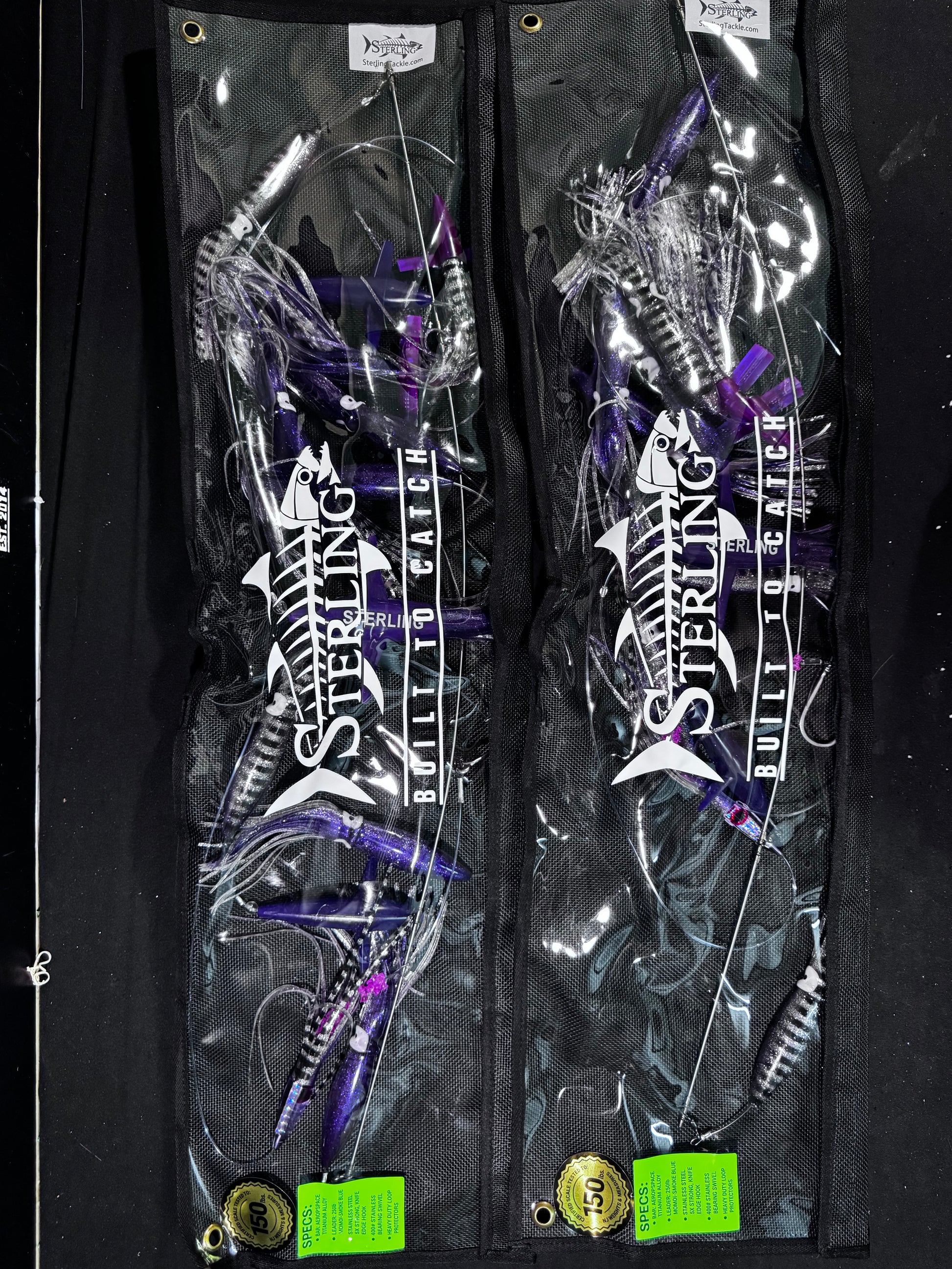 The Sterling Dial Tracker Bar 36" Purple Black Squids 9" Squids