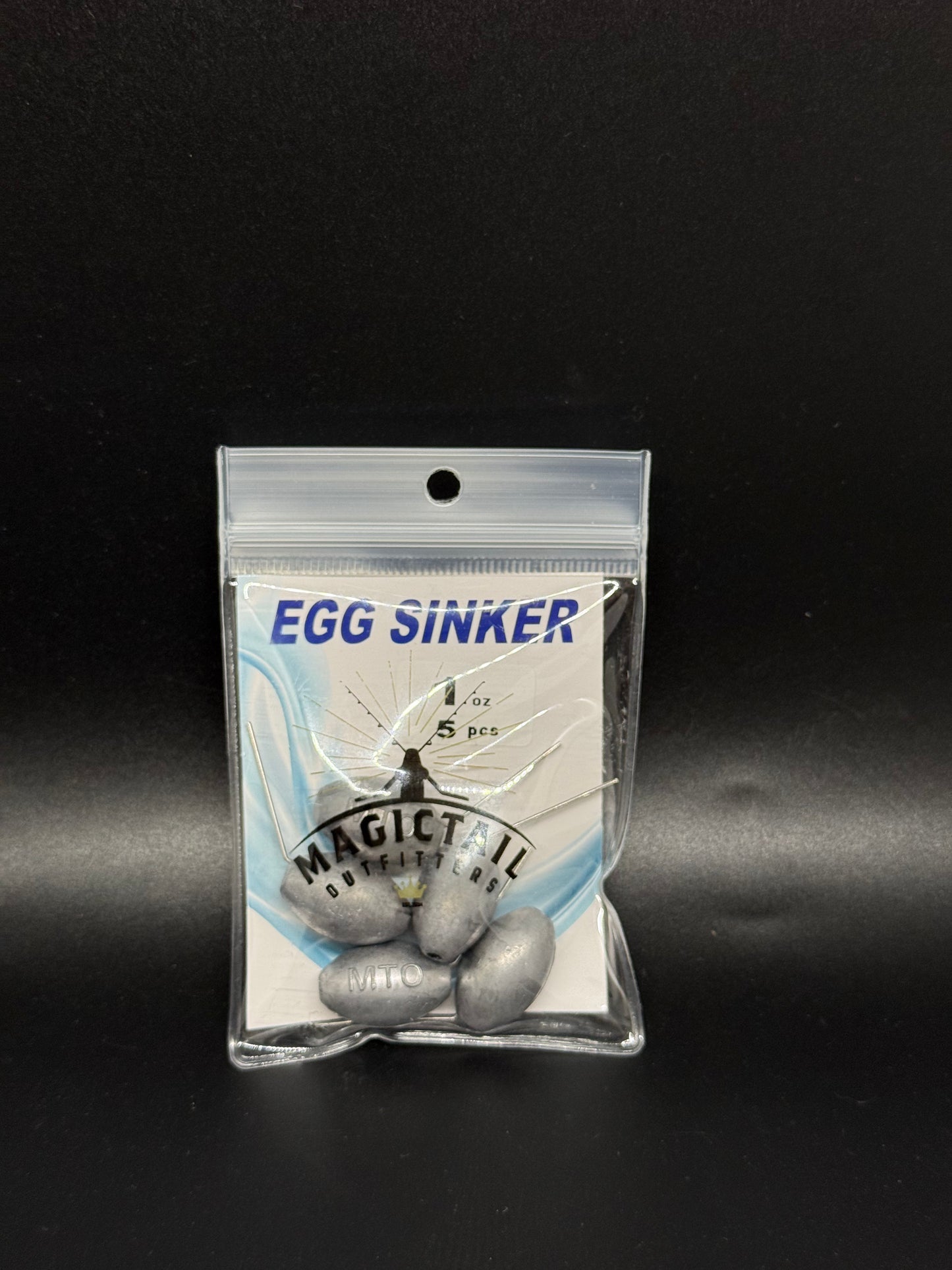 Ballyhoo Pin rigged Chin Weight and chin weights 1 oz 5pk Pin Rig Weight