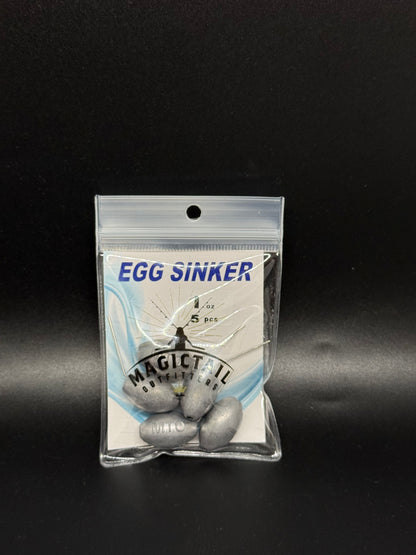 Ballyhoo Pin rigged Chin Weight and chin weights 1 oz 5pk Pin Rig Weight