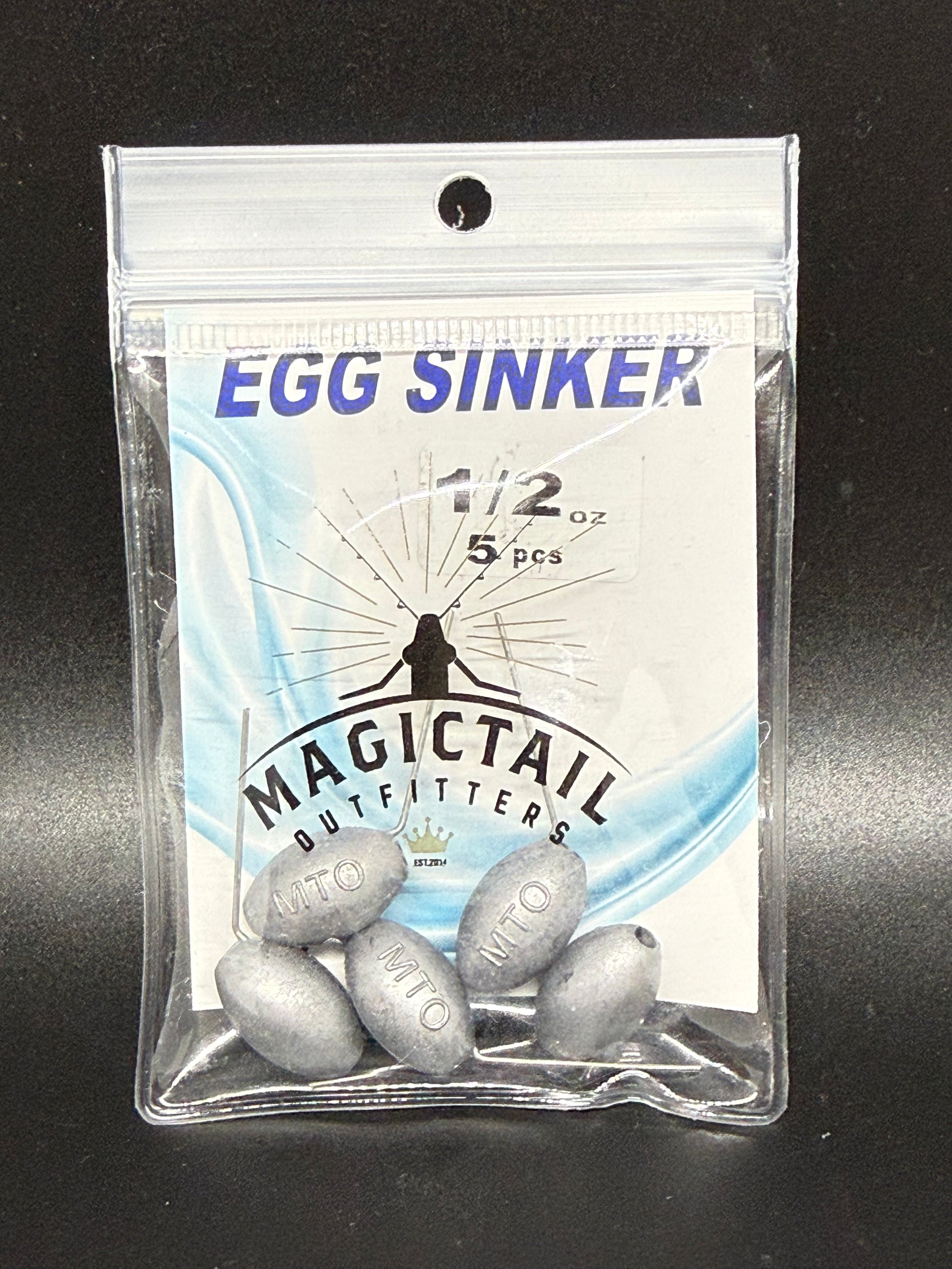 Ballyhoo Pin rigged Chin Weight and chin weights 1 2 OZ 5pk Pin Rig Weight