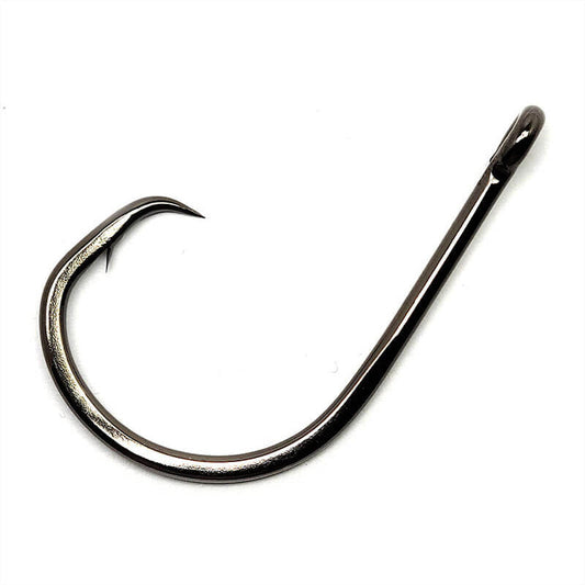 Gamakatsu Octopus Circle Straight Eye 4X Strong Offset Point NS Black